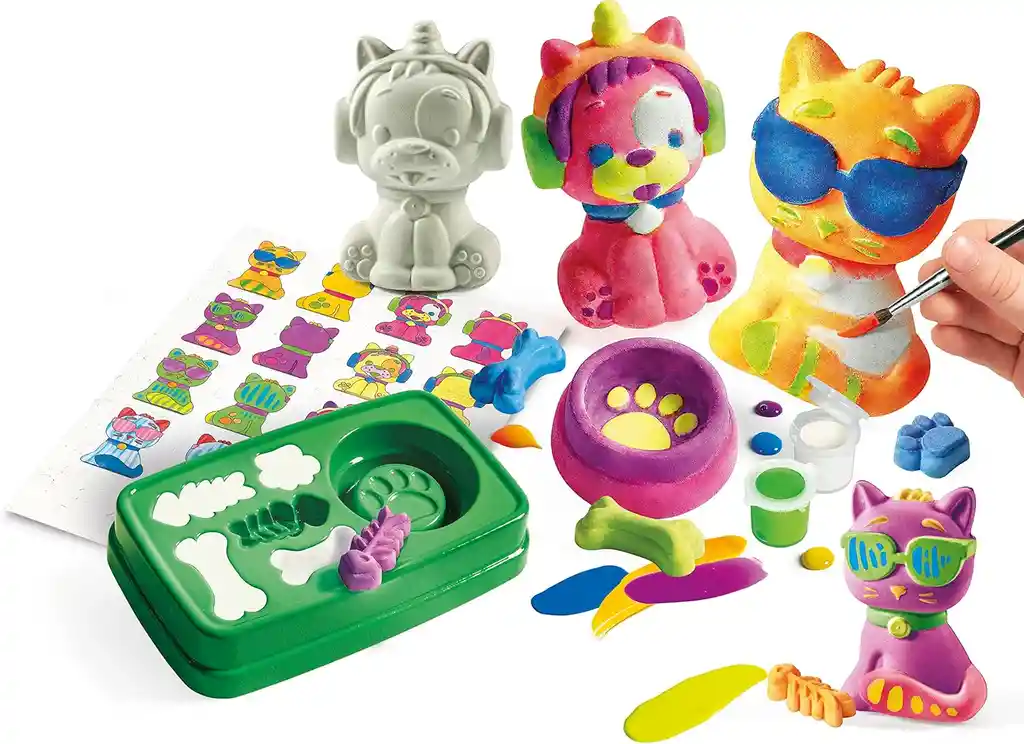 Juego Creativo Esculturas En Yeso Para Pintar Niños