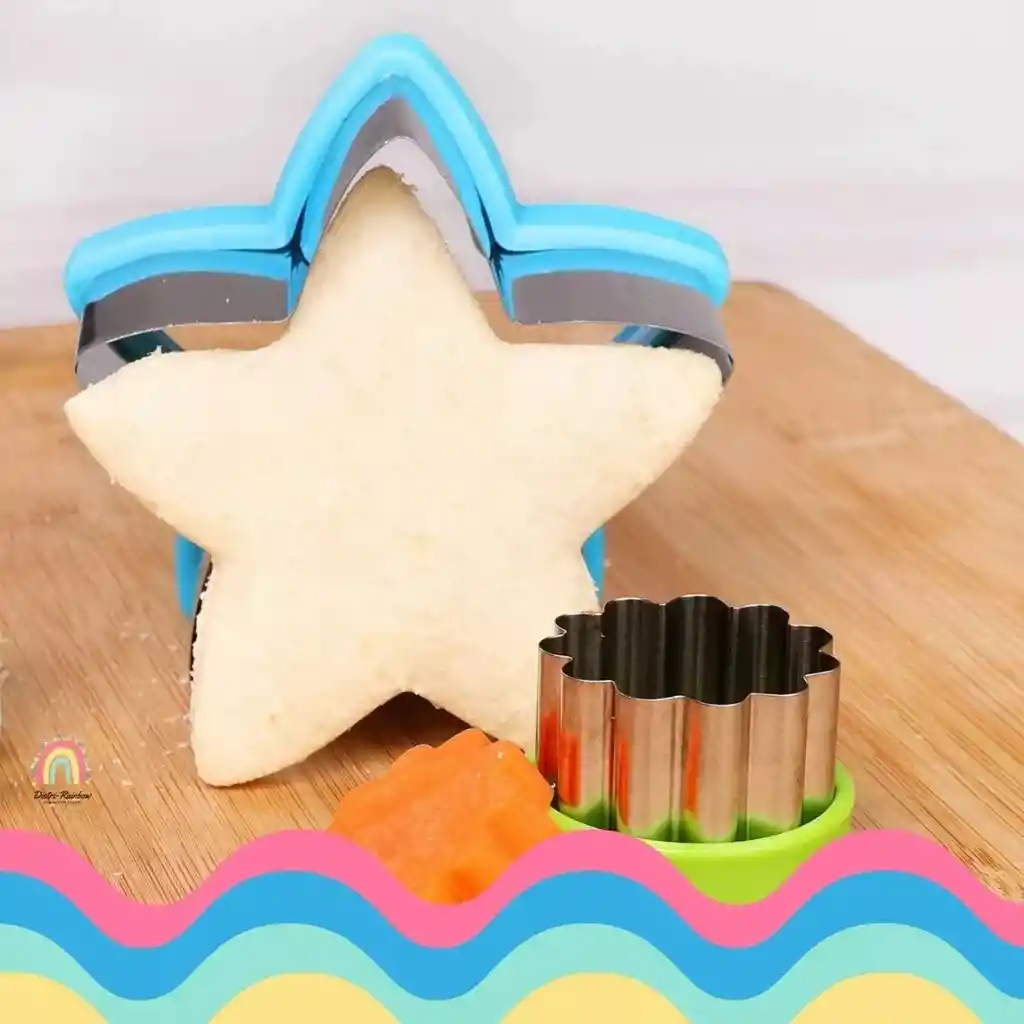 Kit Cortador De Pan Figuras Moldes Para Comidas De Niños