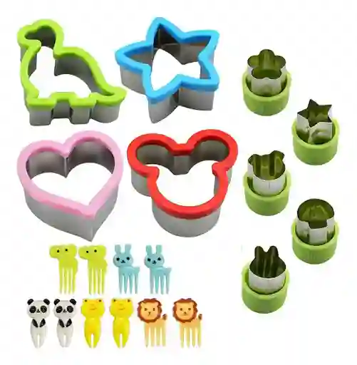 Kit Cortador De Pan Figuras Moldes Para Comidas De Niños