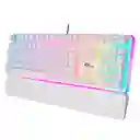 Teclado Gamer Mecánico Royal Kludge Rk918 White Rgb (español)