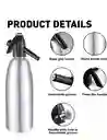 Maquina Sifon Gasificadora Agua Carbonatada Con Gas 1 Litro