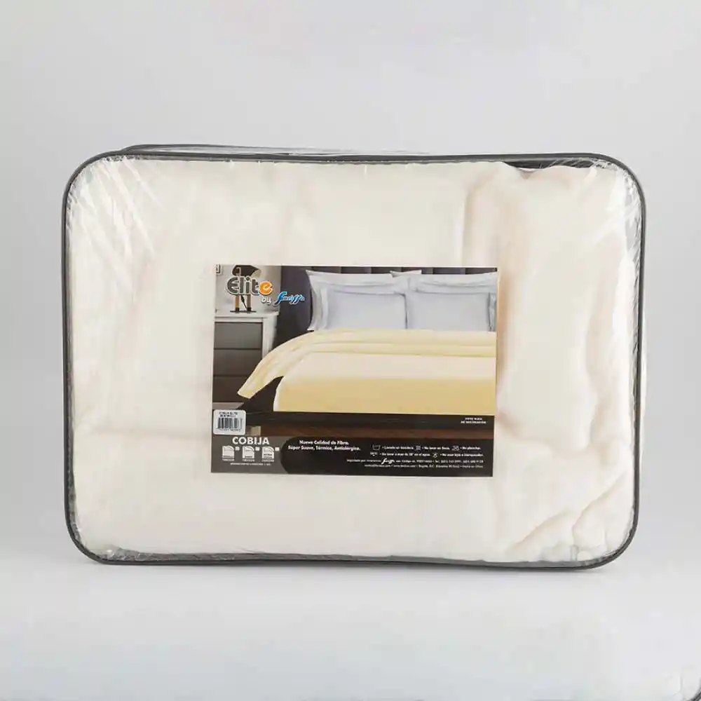 Cobija Fenissa Sencillo Beige 100% Microfibra