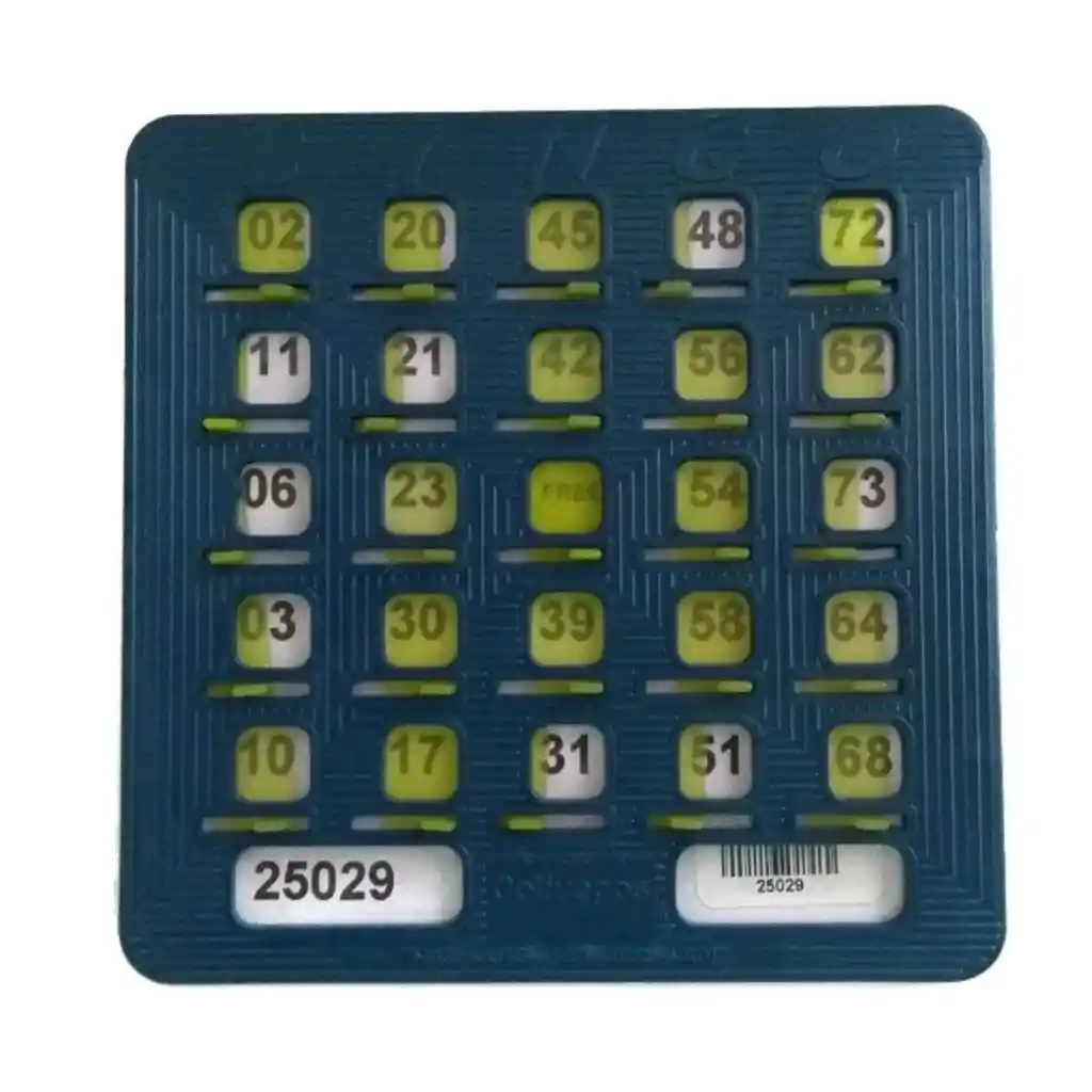 Tablas Plasticas Para Bingo Profesional Juego Mesa Familia