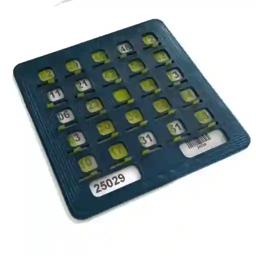 Tablas Plasticas Para Bingo Profesional Juego Mesa Familia