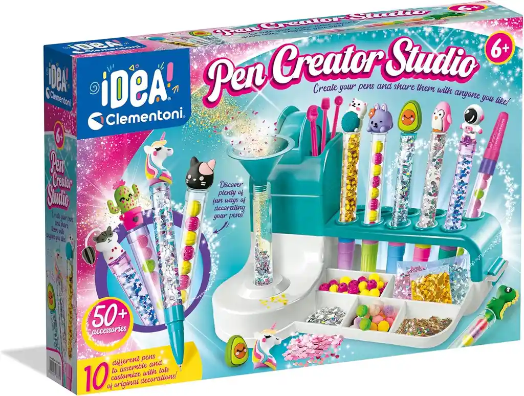 Juego Creativo Fabrica Y Decora Tus Propios Bolígrafo Niños