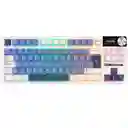 Teclado Gamer Mecánico Inalámbrico Royal Kludge Rks85 Rgb Horizon Blue (español)