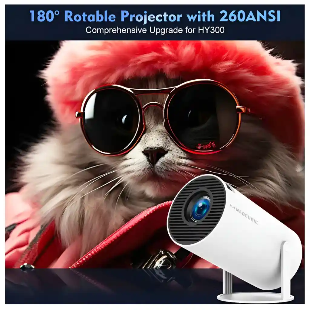 Proyector Hy300 Pro 4k Android 11 Wifi Led 260 Ansi