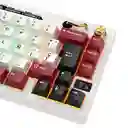 Teclado Gamer Mecánico Inalámbrico Royal Kludge Rkm65 Rgb 65% Famicom (español)
