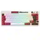 Teclado Gamer Mecánico Inalámbrico Royal Kludge Rkm65 Rgb 65% Famicom (español)