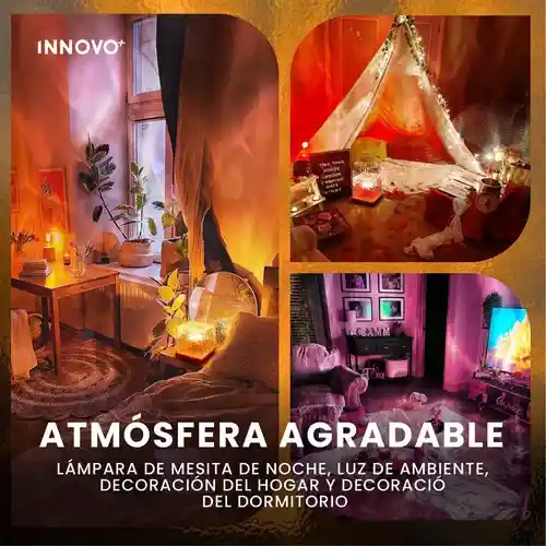 Lampara Proyectora De Luz Aurora Boreal Decoración Ambienta Espacios Rgb