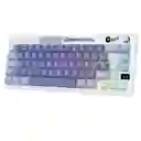 Teclado Gamer Mecánico Inalámbrico Royal Kludge Rkm65 Rgb 65% Ocean Blue (español)