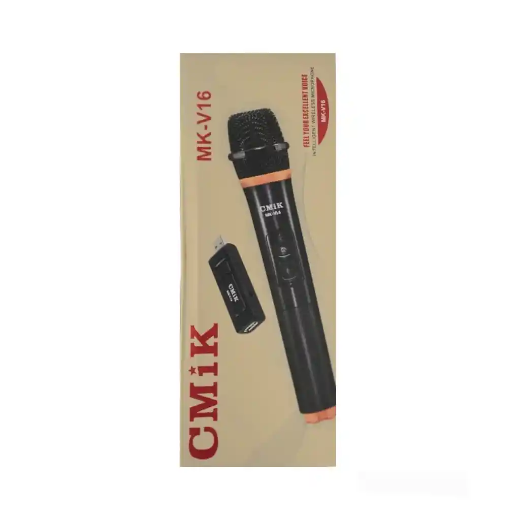 Microfono Inalambrico Para Parlante Usb Cmik Mk-v16