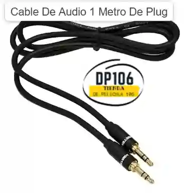 Cable De Audio 1 Metro De Plug