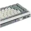 Teclado Gamer Mecánico Inalámbrico Royal Kludge Rkm70 Rgb 75% Cyan Purple (español)