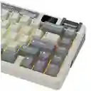 Teclado Gamer Mecánico Inalámbrico Royal Kludge Rkm70 Rgb 75% Cyan Purple (español)