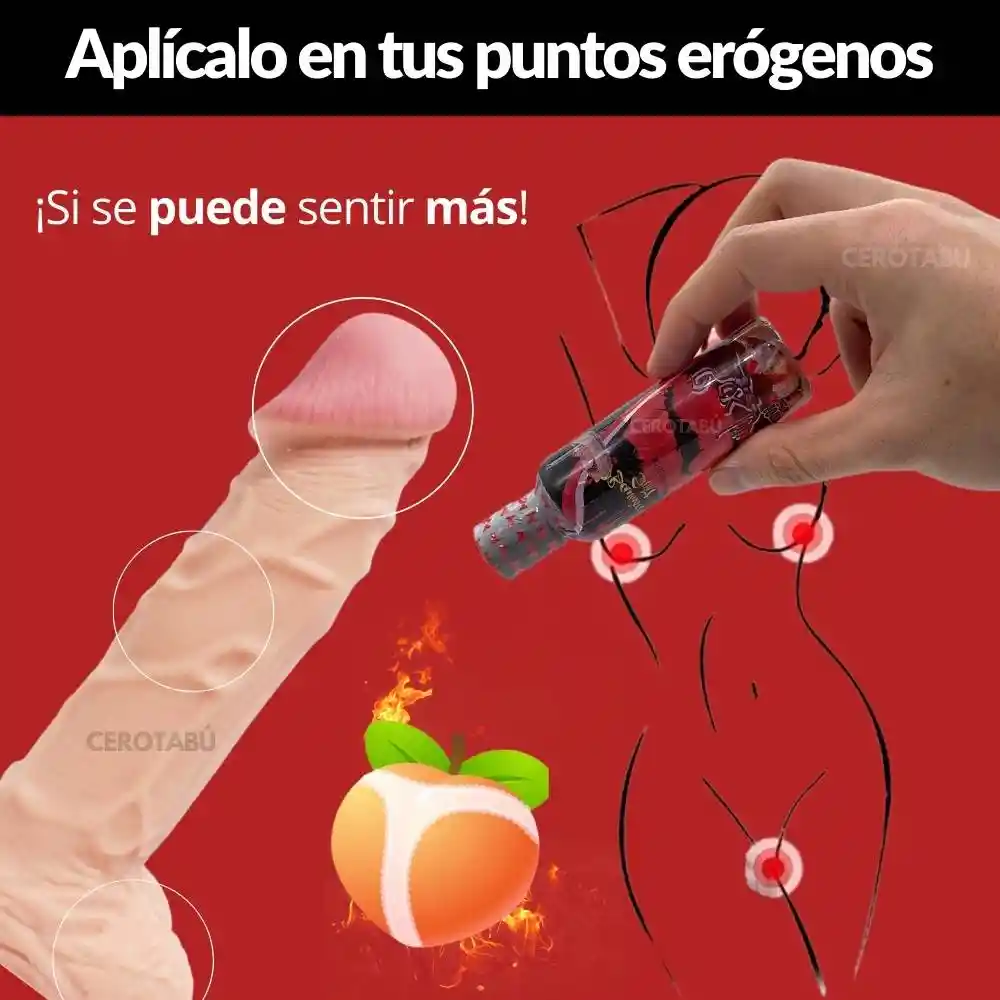 Aceite Comestible Para Sexo Oral Saborizado X60 Ml