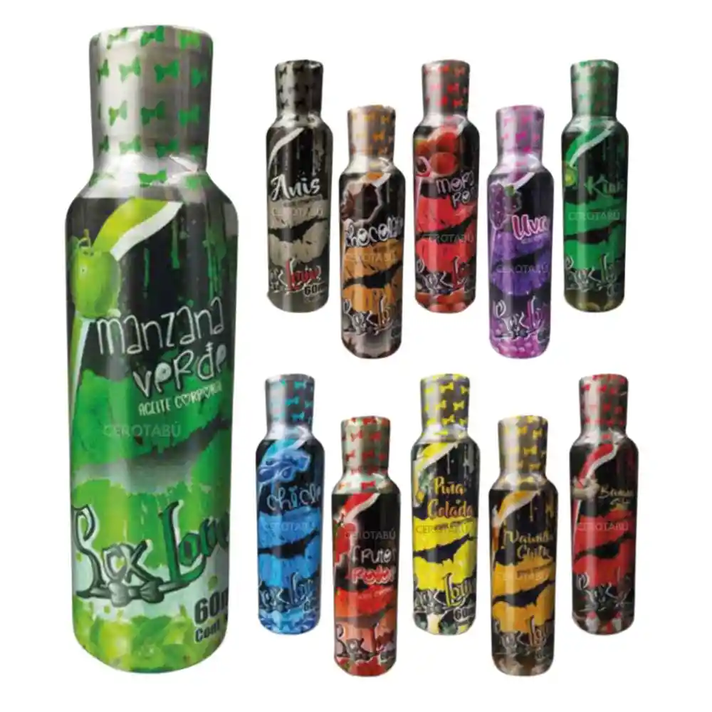 Aceite Comestible Para Sexo Oral Saborizado X60 Ml