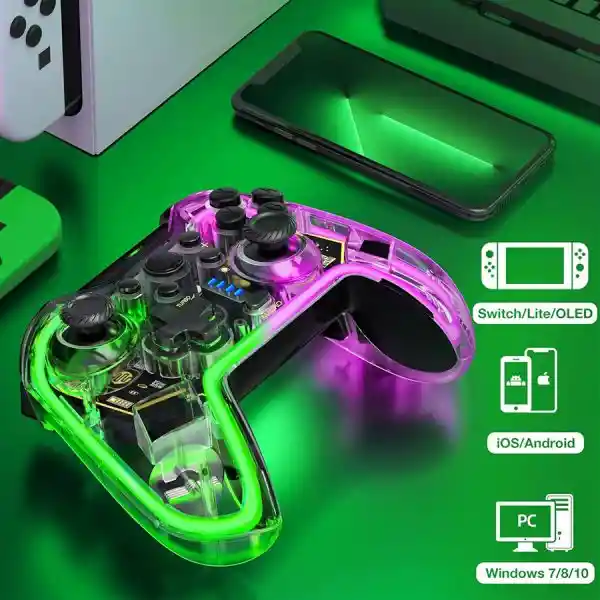 Gamepad Inalambrico Bluetooth Havit G158bt / Soporte Para Celular