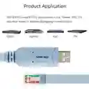 Cable Usb A Rj-45 Para Datos 1.5m