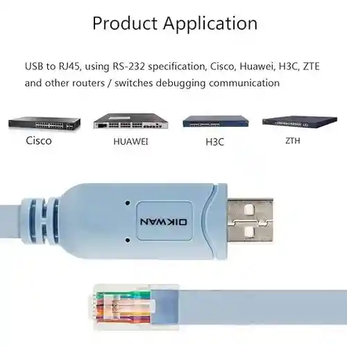 Cable Usb A Rj-45 Para Datos 1.5m