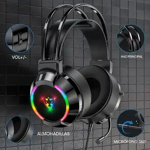 Audífonos Gamer Por Usb G606 Para Xbox One ,ps4, Pc