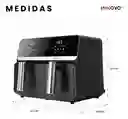 Air Fryer Freidora De Aire 9 Litros Doble Bandeja Digital Premium Nobelsound Inn Nb-2100