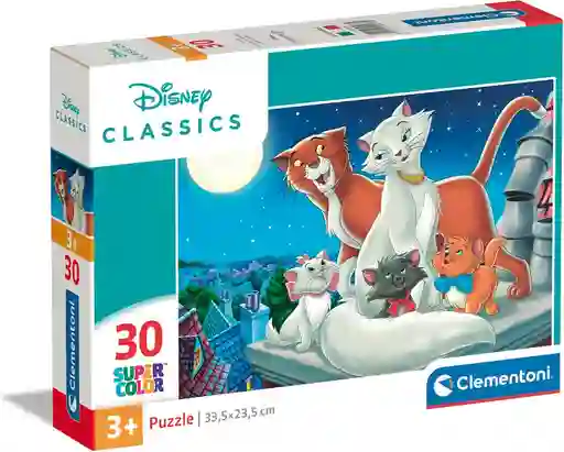 Rompecabezas 30 Piezas Disney Los Aristogatos Para Niños