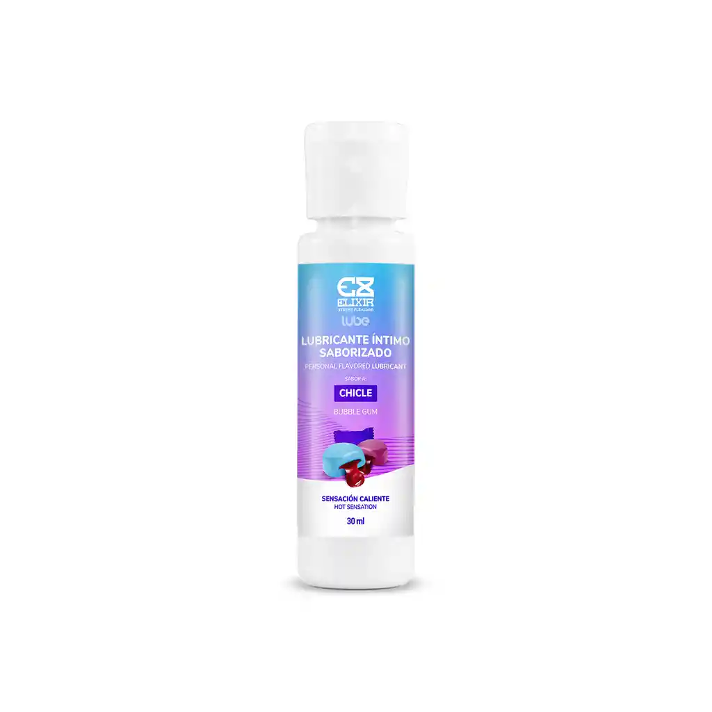 Lubricante Saborizado Chicle - Caliente