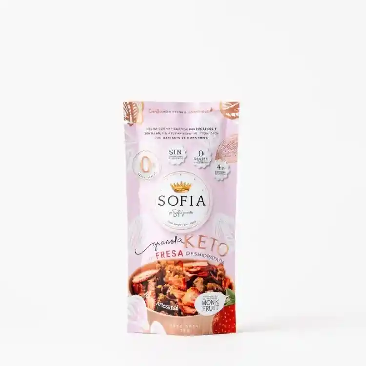 Granola Keto Fresa Saschet 35gr