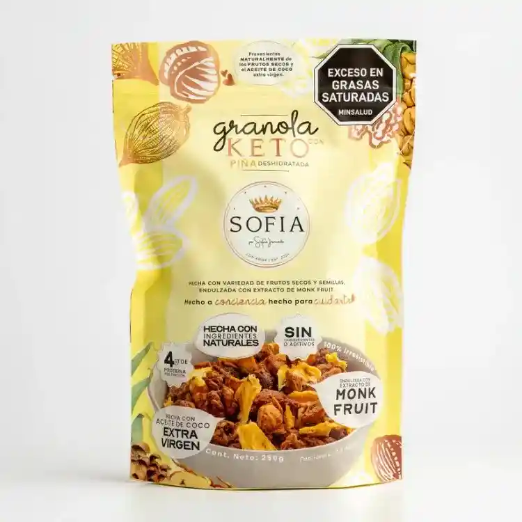 Granola Keto Piña Sj 250gr