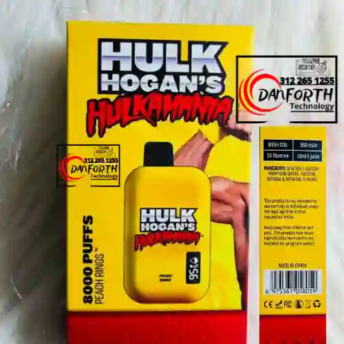 Vape Vuse 8000 Puffs Hoggans 5%