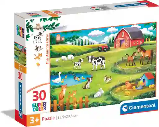 Rompecabezas 30 Piezas Granja De Animales Para Niños