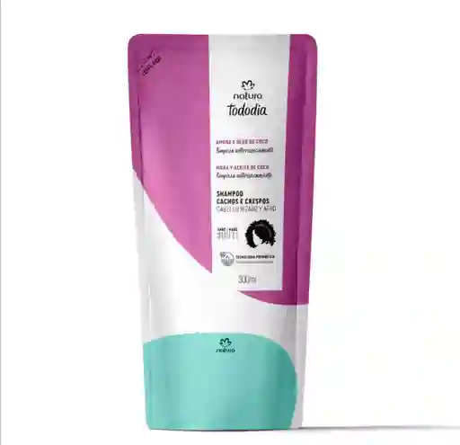Repuesto Shampoo Rizos Y Afros Tododia Mora Y Aceite De Coco