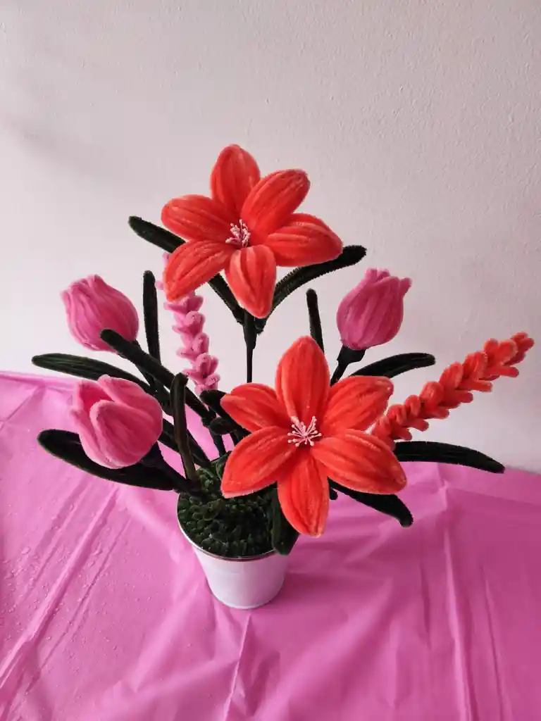 Ramo De Flores Eternas (balde)