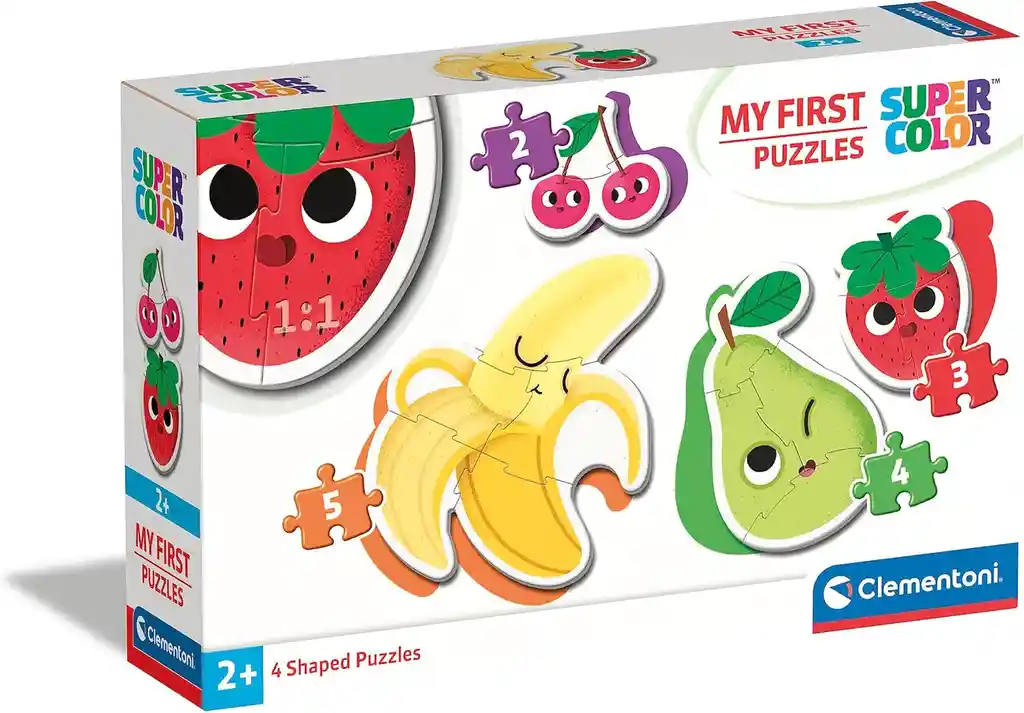 Rompecabezas Progresivo Frutas 14 Piezas Para Niños