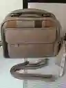 Bolso Cafe En Cuero Sintetico