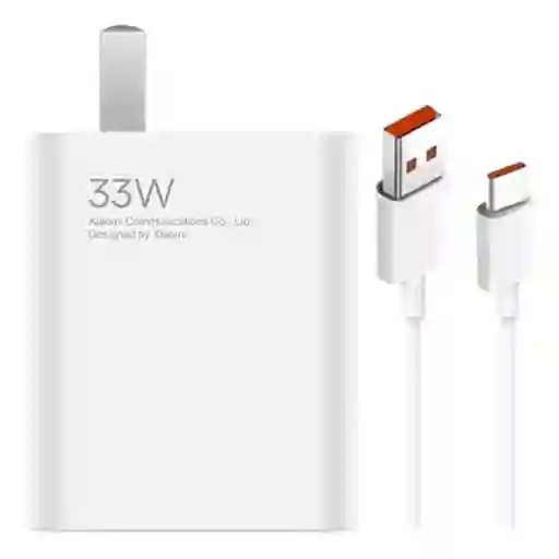 Cargador Xiaomi 33w Tipo C Turbo