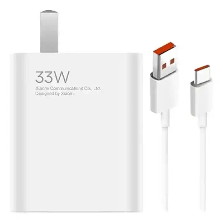 Cargador Xiaomi 33w Tipo C Turbo