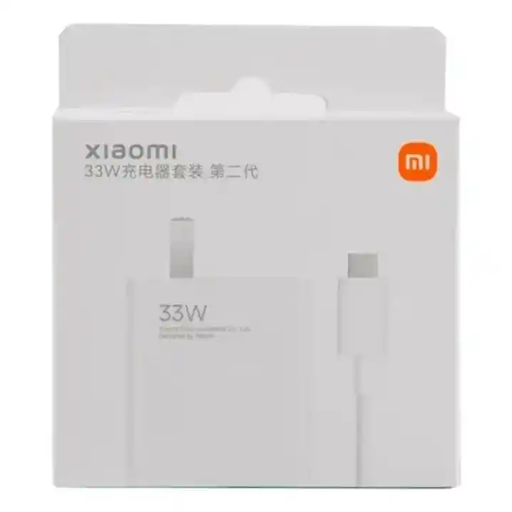 Cargador Xiaomi 33w Tipo C Turbo