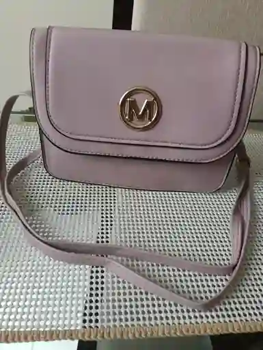 Bolso Cuero Sintetico Rosa