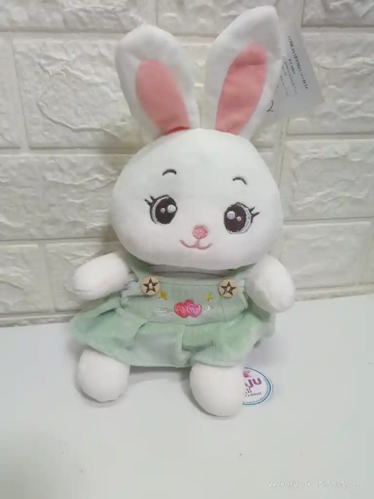 Peluche Conejita De 20cm Diferente Color De Vestido