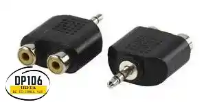 Adaptador 3.5 Mm A 2 Rca