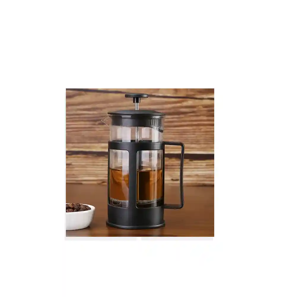 Cafetera Prensa Francesa Cafe En Vidrio Borosilicato 350ml