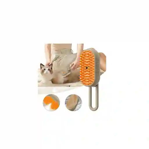 Cepillo Vapor Para Perros Gatos Peine Quita Pelo Vaporizador