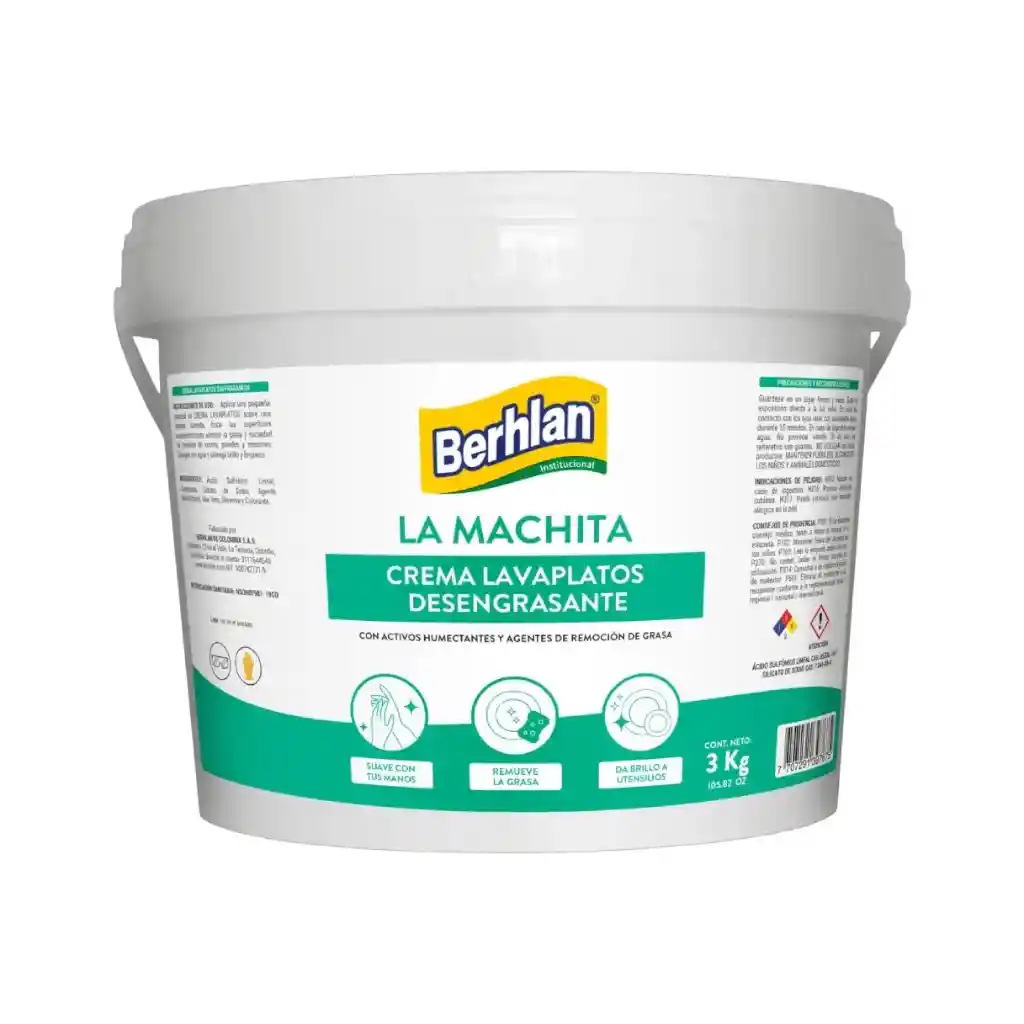 Jabon Lava Loza Machita X 3 Kg