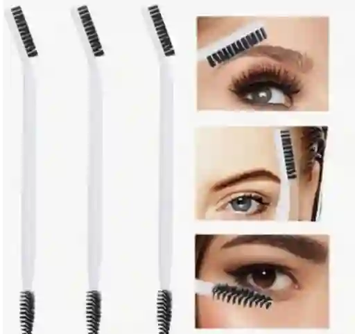 Pincel Doble Para Cejas Cepillo