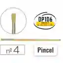 Pincel Cerda Redonda # 4