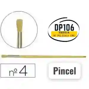 Pincel Cerda Redonda # 4