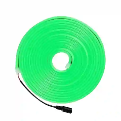 Cinta Led Neon 5w 12v Verde Rll 5mts