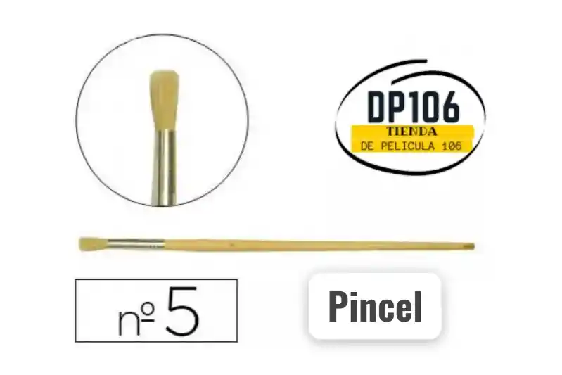 Pincel Cerda Redonda # 5